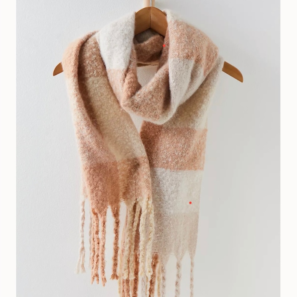 Free People recycled fringe scarf